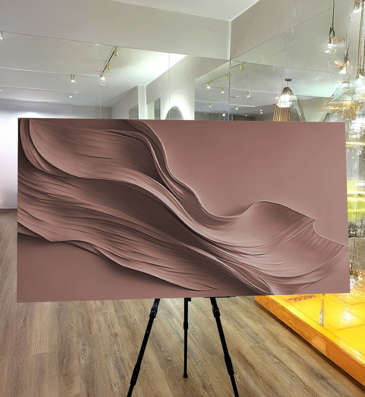 Warm Terracotta Minimalist Wall Art, photo 5 of 10