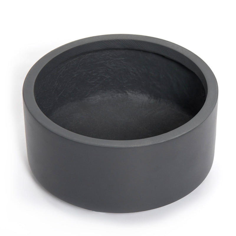 7 inch Charcoal Fiberstone Ceramic Pot