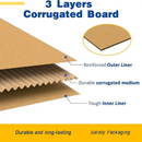 Multi Size/Pack - Corrugated Cardboard Packing Shipping Mailing Moving Boxes by 2Dropme
