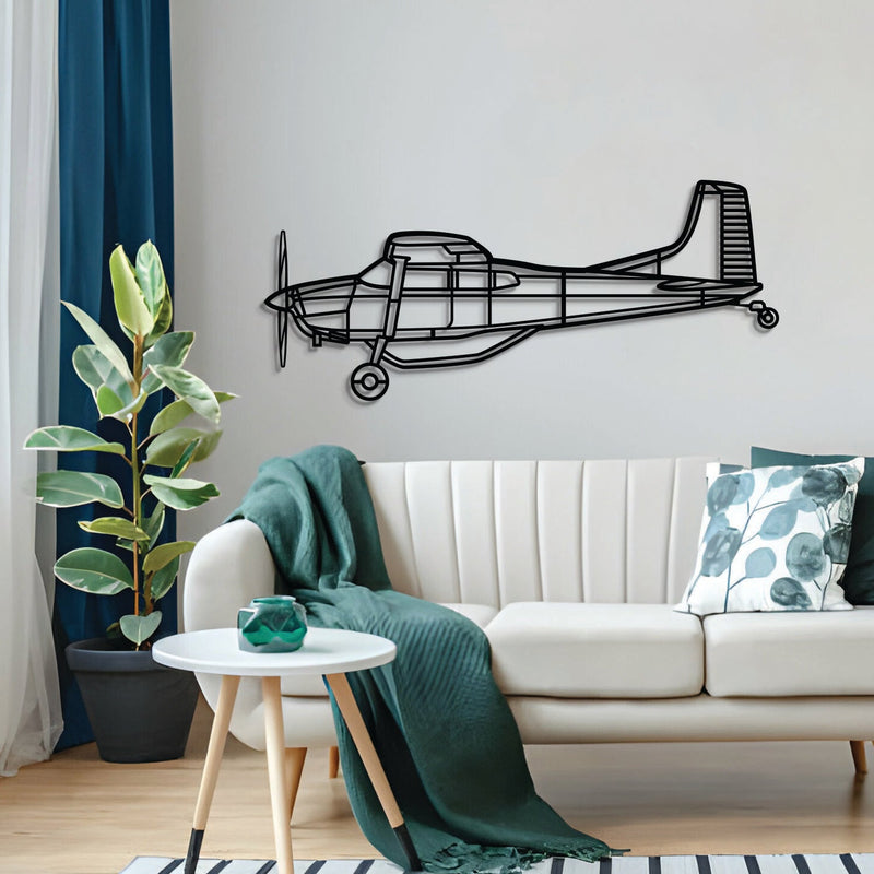 A185F Metal Aircraft Wall Art - NCP0512