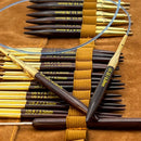 Premium 5 Inch Rosewood Interchangeable Circular Knitting Needle Set With Carrying Case (29 Piece Set)