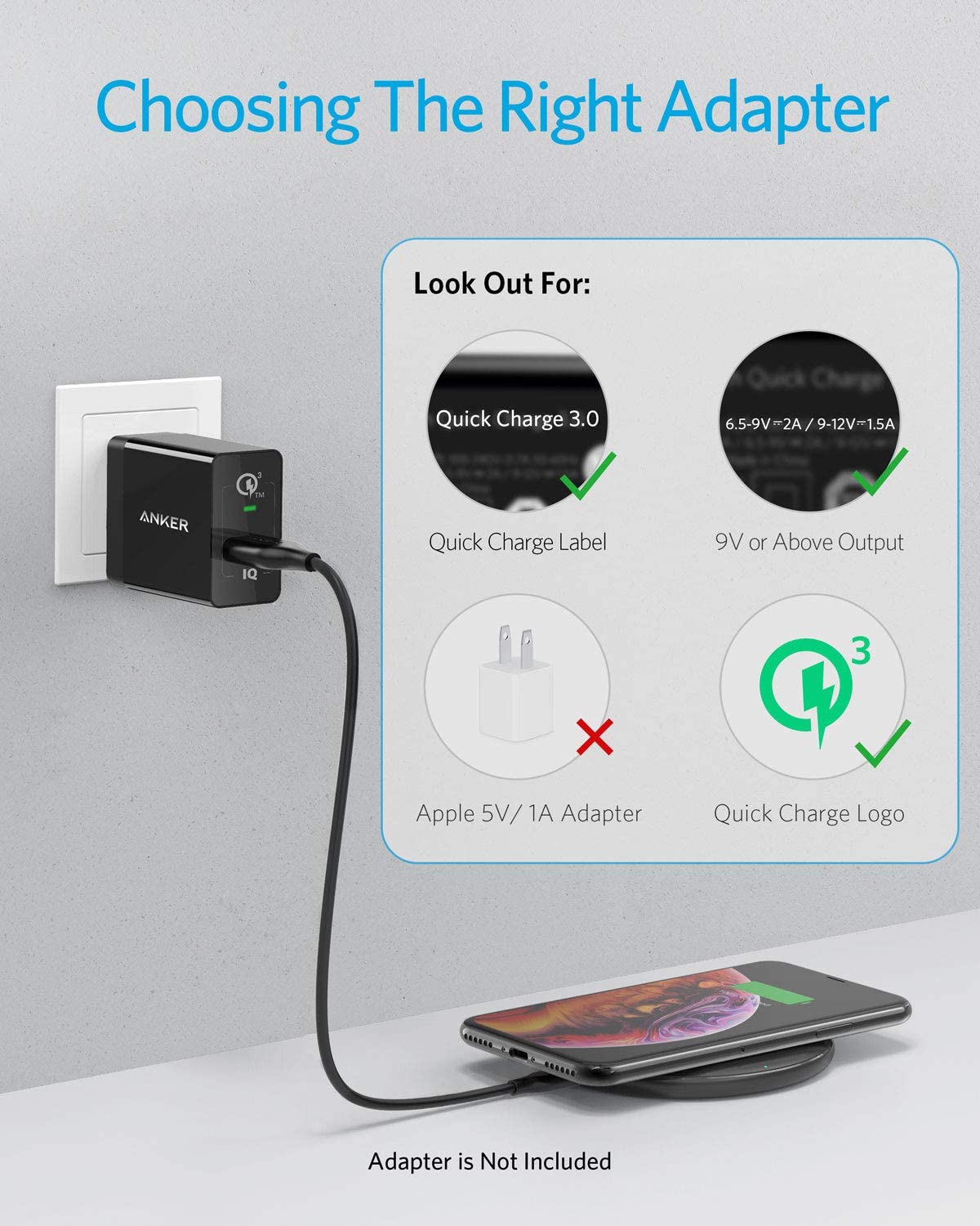 Anker <b>313</b> Wireless Charger (Pad), photo 4 of 21