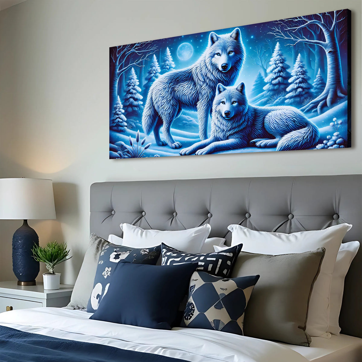 3D Wolves Wall Art II, photo 4 of 10