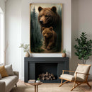 Path of the Wild Kin Bear and Cub Wall Art