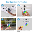 RC Flying Balls Electric Infrared Induction Drone Helicopter Ball LED Light Kids Flying Toy by GBruno Store