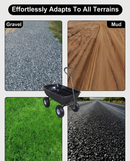 Heavy Duty Poly Garden Dump Cart – 600 lb Capacity, 10" Pneumatic Tires by 2Dropme