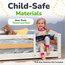 Full-Size Montessori Floor Bed with Strong Slatted Frame by Ocodile.com