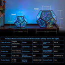Infinity Dodecahedron Magic Table Lamp by EP Designlab LLC