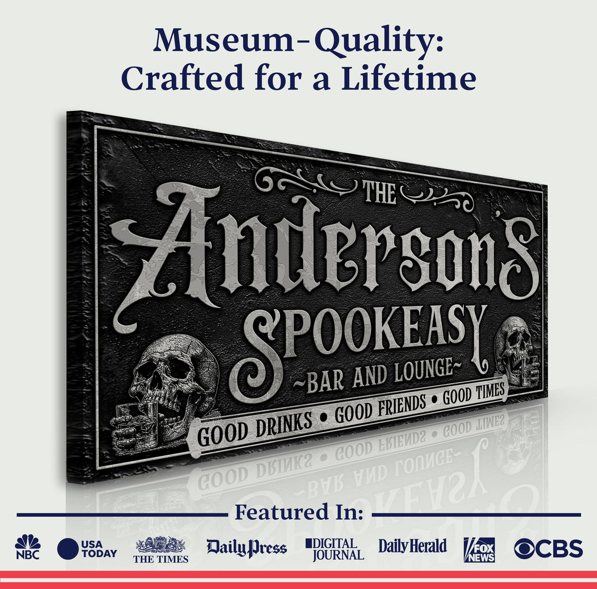Personalized Spookeasy Bar Sign II, photo 4 of 8