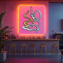 Coffee Lovers Metal Neon Wall Art- LN0033