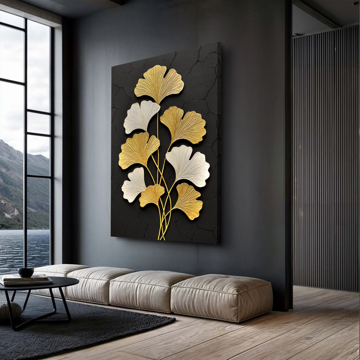 Golden Ginkgo Wall Art, photo 2 of 10