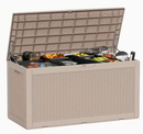 75 Gallon Heavy-Duty Outdoor Deck Box – Waterproof Patio Storage Box with Hinged Lid, Lockable & Easy Assembly by 2Dropme
