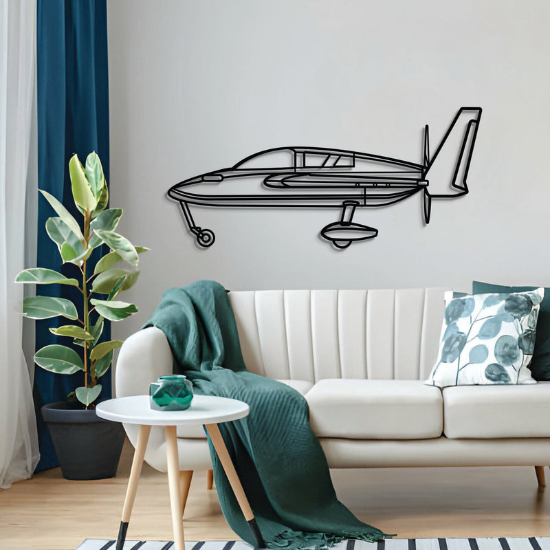 Cozy Mark IV Metal Aircraft Wall Art - NCP0542