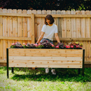 18" x 72" Raised Garden Bed - 30" TALL / Select Grade by Cedar Planters