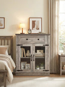 Modern Glass Door Cabinet – 3 Styles | Adjustable Shelves | Compact Storage Cupboard by 2Dropme