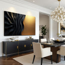 Black And Gold Minimalist Abstract XIII