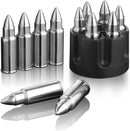 Whiskey Stones Bullets Stainless Steel Premium Barware Gift Elegant Drinkware Collection by The Wine Savant