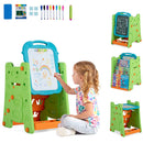 Kids Art Easel 4-in-1 Double Sided Magnetic Board
