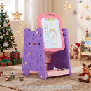 Kids Art Easel 4-in-1 Double Sided Magnetic Board