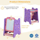 Kids Art Easel 4-in-1 Double Sided Magnetic Board by LJGDeals