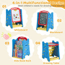 Kids Art Easel 4-in-1 Double Sided Magnetic Board by LJGDeals