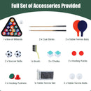 4 in 1 Combo Game Table Set with Billiards by LJGDeals