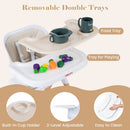 4-in-1 Convertible Baby High Chair with Adjustable Tray