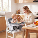 4-in-1 Convertible Baby High Chair with Adjustable Tray by LJGDeals