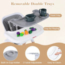 4-in-1 Convertible Baby High Chair with Adjustable Tray by LJGDeals