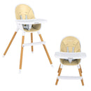 4-in-1 Convertible Baby High Chair Infant Feeding Chair with Adjustable Tray by LJGDeals