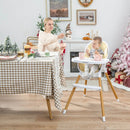 4-in-1 Convertible Baby High Chair Infant Feeding Chair with Adjustable Tray by LJGDeals