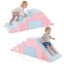 4-in-1 Foam Climbing Blocks with Slide for Toddlers by DirectDeals