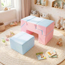 4-in-1 Foam Climbing Blocks with Slide for Toddlers by LJGDeals