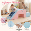 4-in-1 Foam Climbing Blocks with Slide for Toddlers by LJGDeals