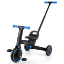4-in-1 Foldable Toddler Tricycle with Push Handle with Adjustable Seat by LJGDeals
