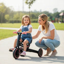 4-in-1 Foldable Toddler Tricycle with Push Handle with Adjustable Seat by LJGDeals