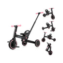 4-in-1 Foldable Toddler Tricycle with Push Handle with Adjustable Seat