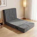 4-in-1 Folding Sofa Bed with Corduroy Cover and Smooth Zipper for Living Room by LJGDeals