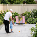4-in-1 Adjustable Height Connect Game with Carry Bag by LJGDeals
