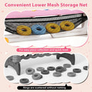 4-in-1 Adjustable Height Connect Game with Carry Bag by LJGDeals