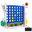 4-in-1 Adjustable Height Connect Game with Carry Bag by LJGDeals