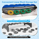 4-in-1 Adjustable Height Connect Game with Carry Bag by LJGDeals