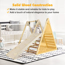 4-in-1 Indoor Jungle Gym with Baby Swing and Climbing Ramp