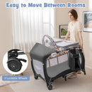 4 in 1 Portable Baby Nursery Center with Net and Music Box by LJGDeals