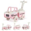 4-in-1 Ride On Push Car with Music and Storage