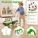 4-in-1 Ride On Push Car with Music and Storage