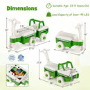 4-in-1 Ride On Push Car with Music and Storage by DirectDeals