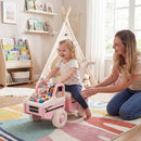 4-in-1 Ride On Push Car with Music and Storage