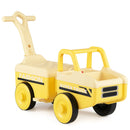 4-in-1 Ride On Push Car with Music and Storage