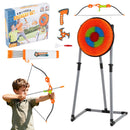 4 in 1 Throwing Target Set Kids Throwing Game with Bristle Target and 3 Throwing axes